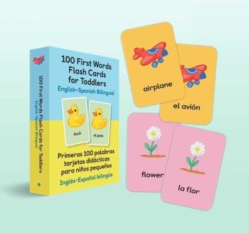 100 First Words Flash Cards for Toddlers   Primeras 100 palabras tarjetas didacticas para ninos pequenos Fashion