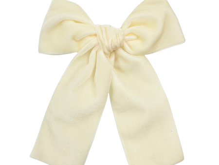 Ivory Velvet :: Oversized Ribbon Traveler Online Hot Sale