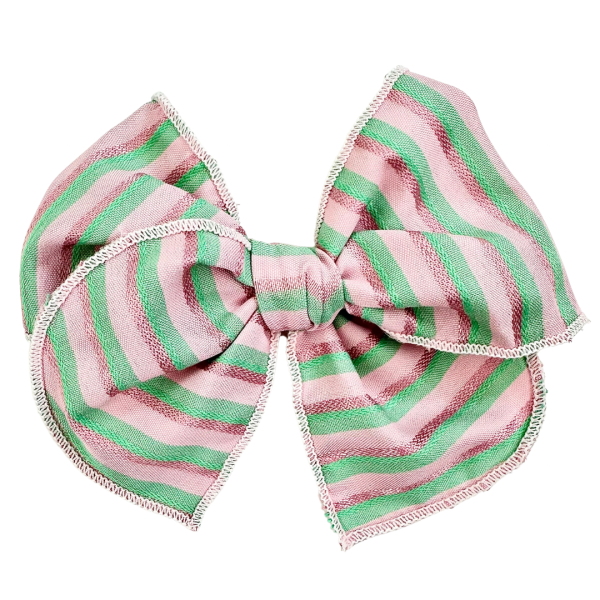 Mint & Metallic Pink Stripe :: Mini Traveler Online Sale