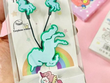 Unicorn Theme Earphones (Multi Colour) Sale